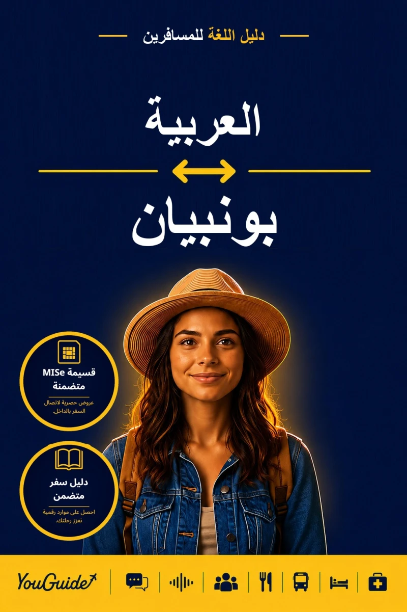 Portada: The Language Guide for Travelers - Arabic to Pohnpeian