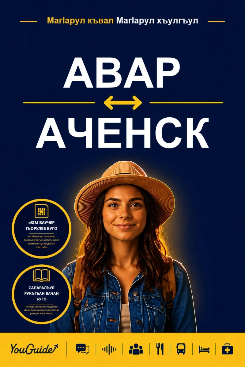 Portada: The Language Guide for Travelers - Avar to Acehnese