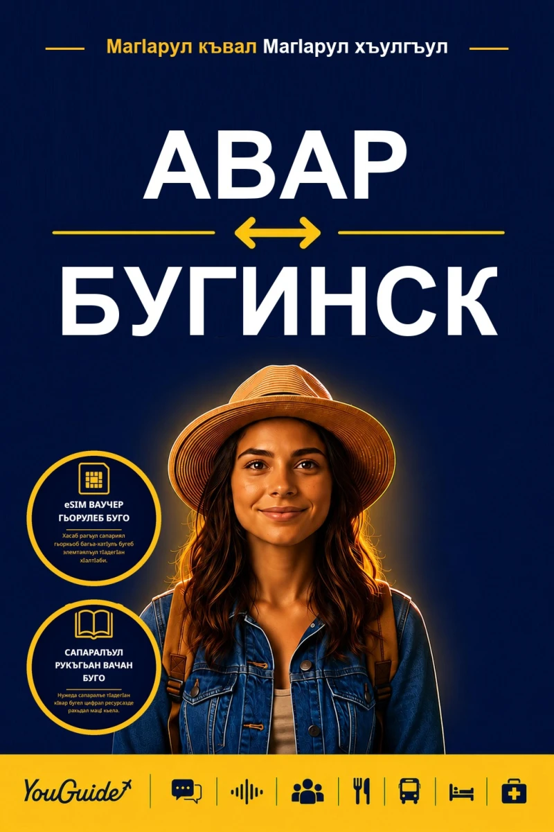 Portada: The Language Guide for Travelers - Avar to Buginese