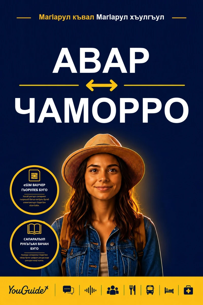 Portada: The Language Guide for Travelers - Avar to Chamorro