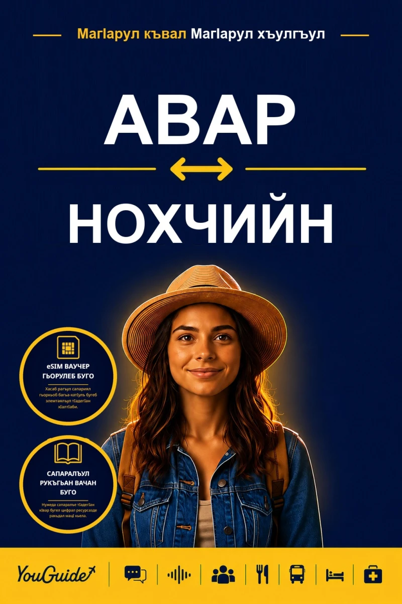 Portada: The Language Guide for Travelers - Avar to Chechen