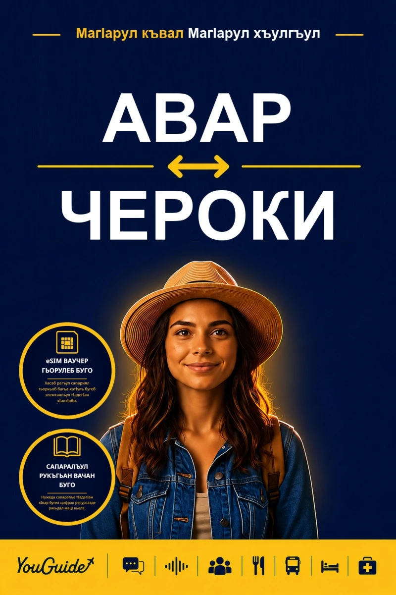Portada: The Language Guide for Travelers - Avar to Cherokee