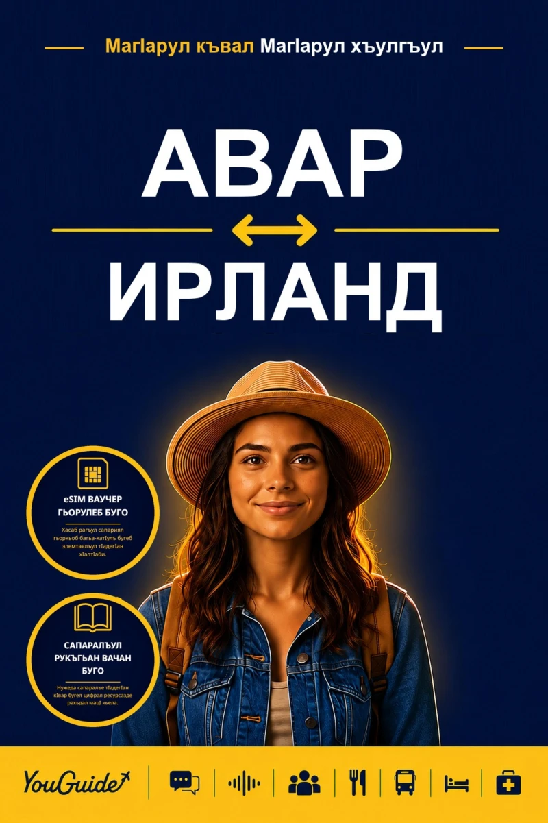 Portada: The Language Guide for Travelers - Avar to Irish