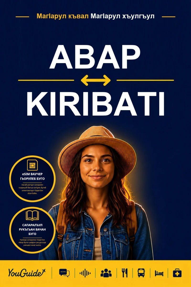Portada: The Language Guide for Travelers - Avar to Kiribati