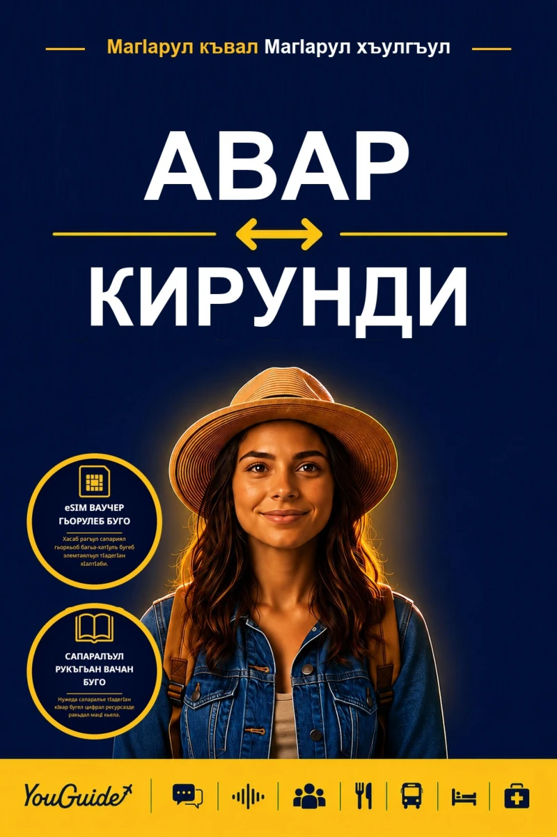 Portada: The Language Guide for Travelers - Avar to Kirundi