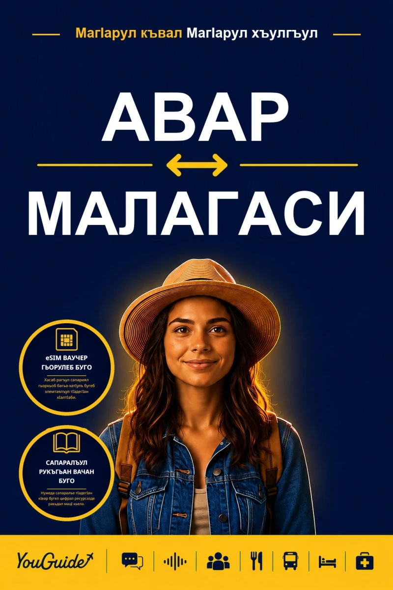 Portada: The Language Guide for Travelers - Avar to Malagasy