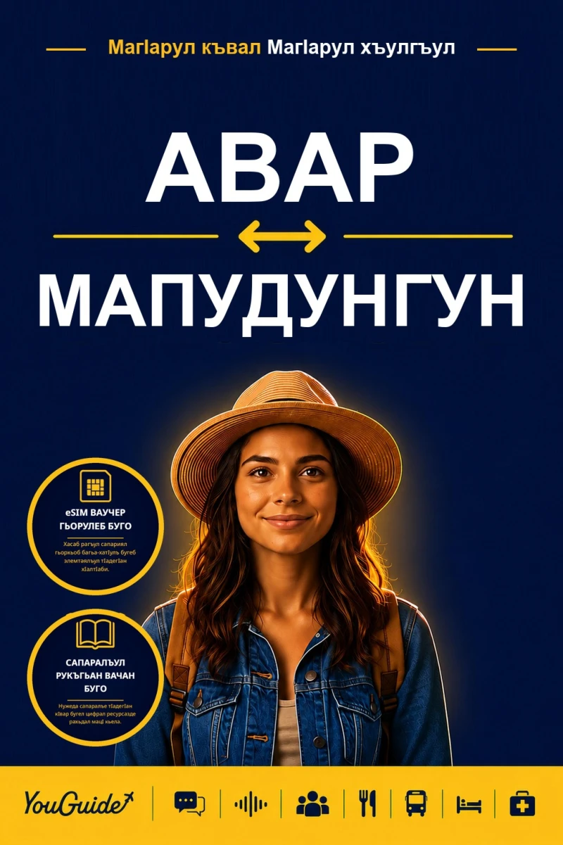 Portada: The Language Guide for Travelers - Avar to Mapudungun