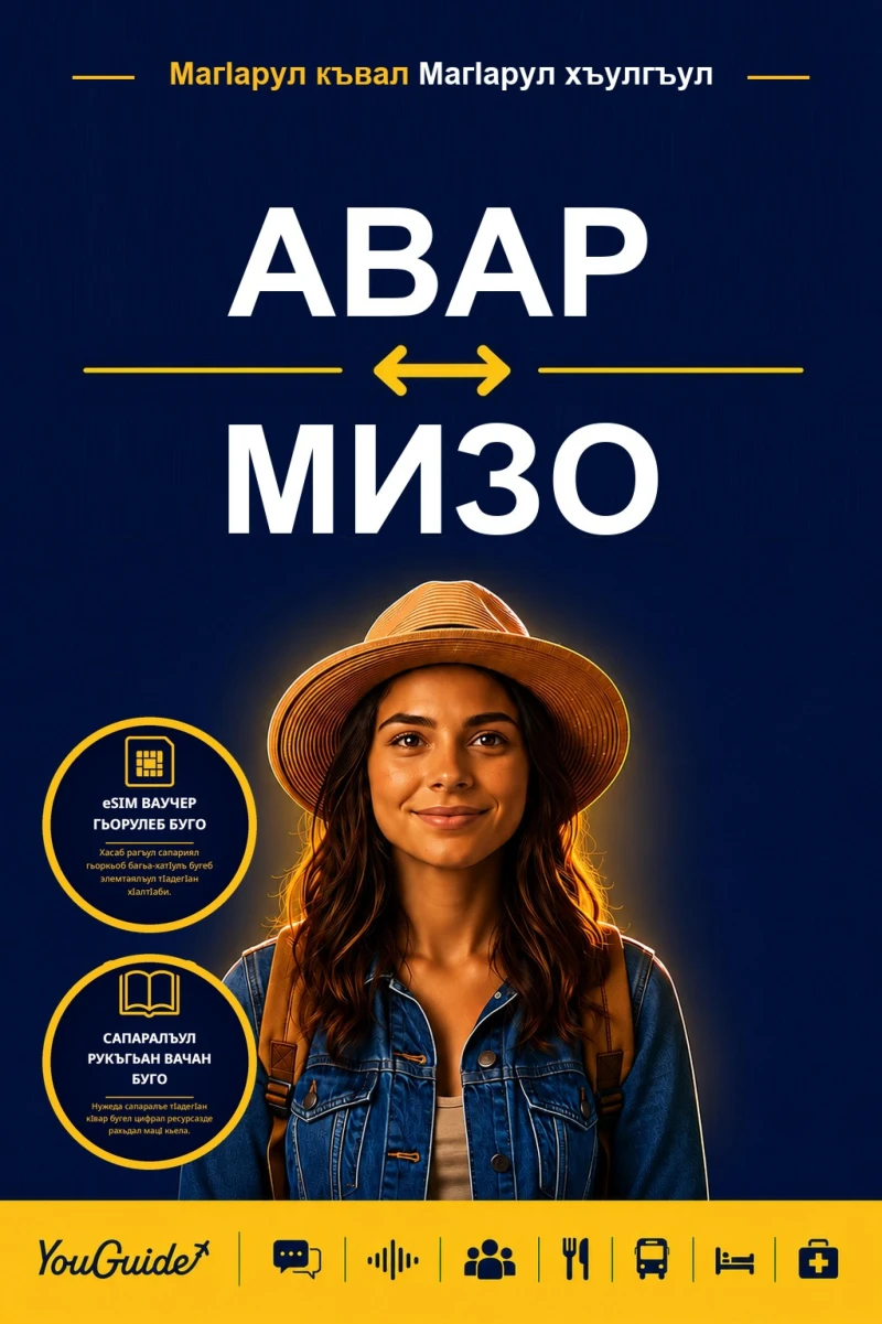 Portada: The Language Guide for Travelers - Avar to Mizo