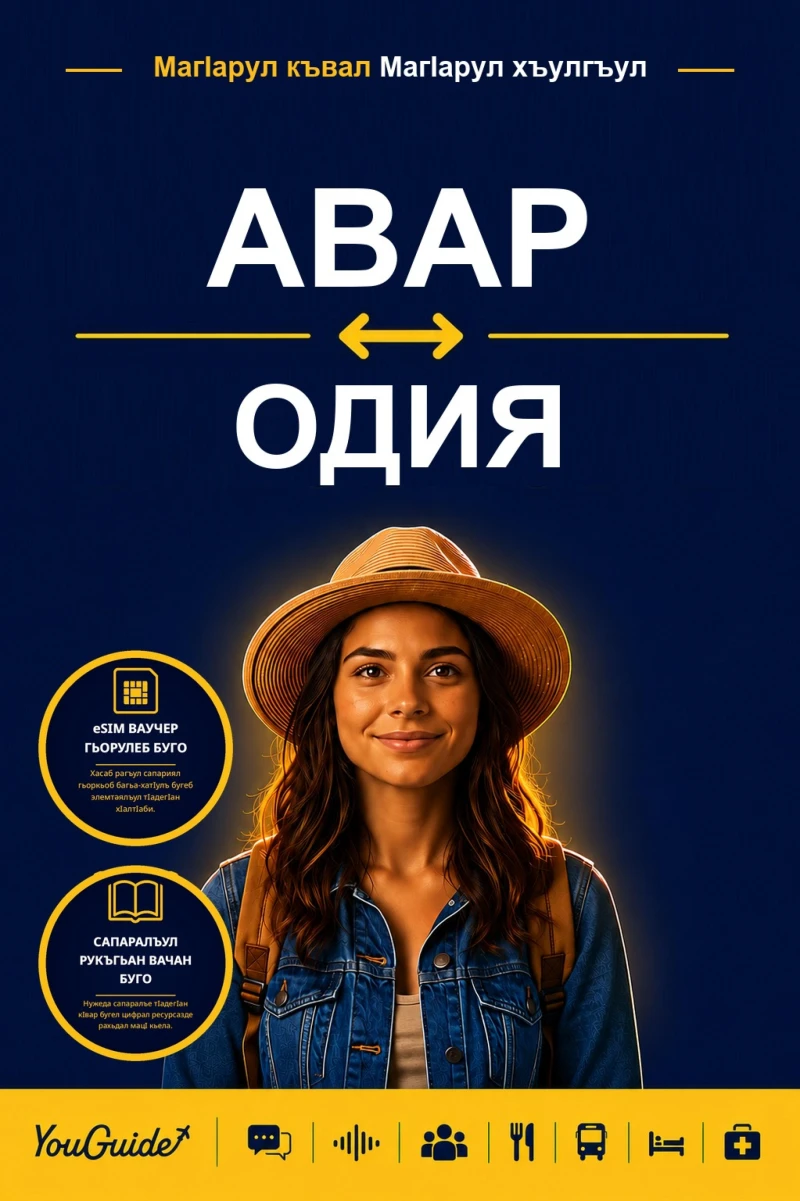 Portada: The Language Guide for Travelers - Avar to Odia