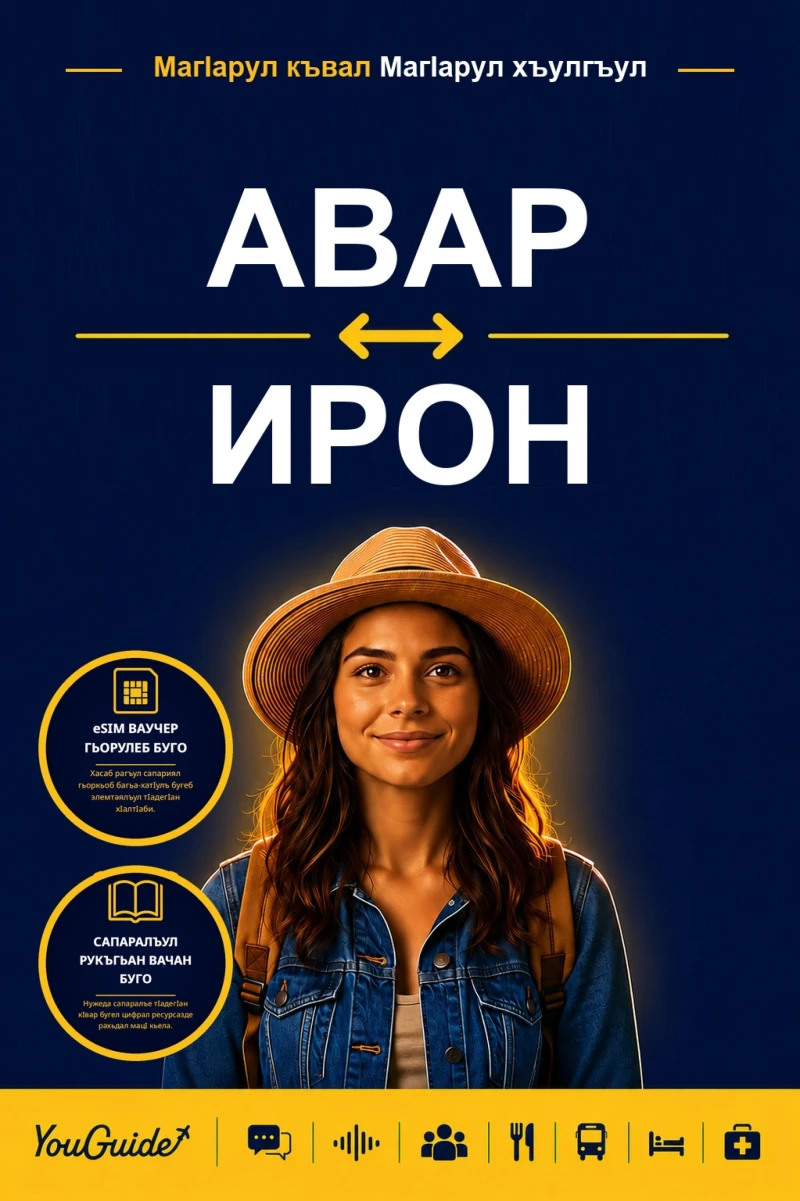 Portada: The Language Guide for Travelers - Avar to Ossetian