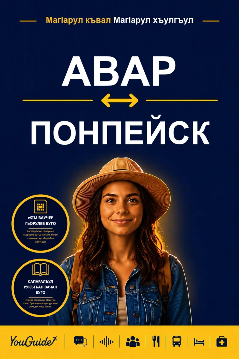 Portada: The Language Guide for Travelers - Avar to Pohnpeian