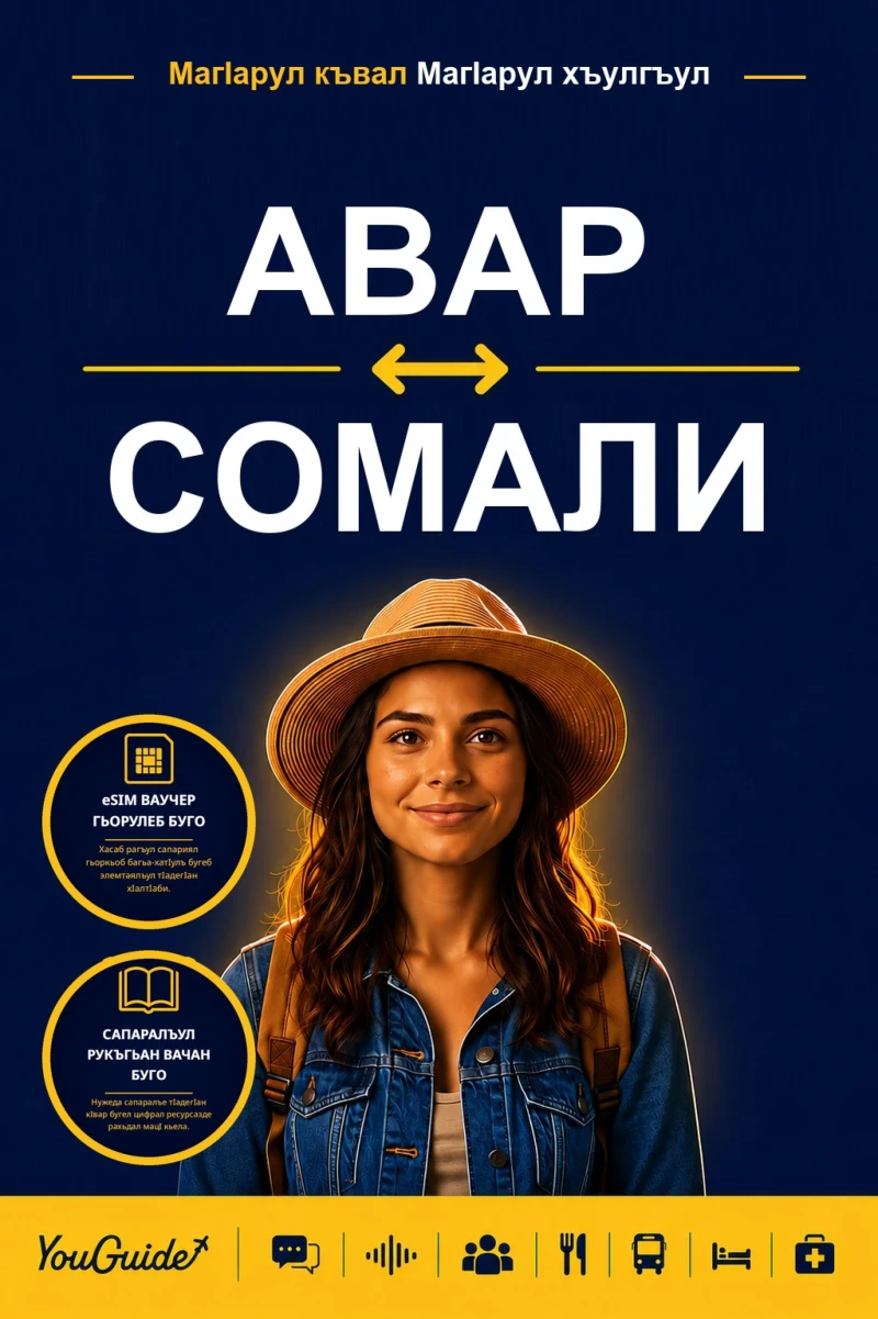 Portada: The Language Guide for Travelers - Avar to Somali