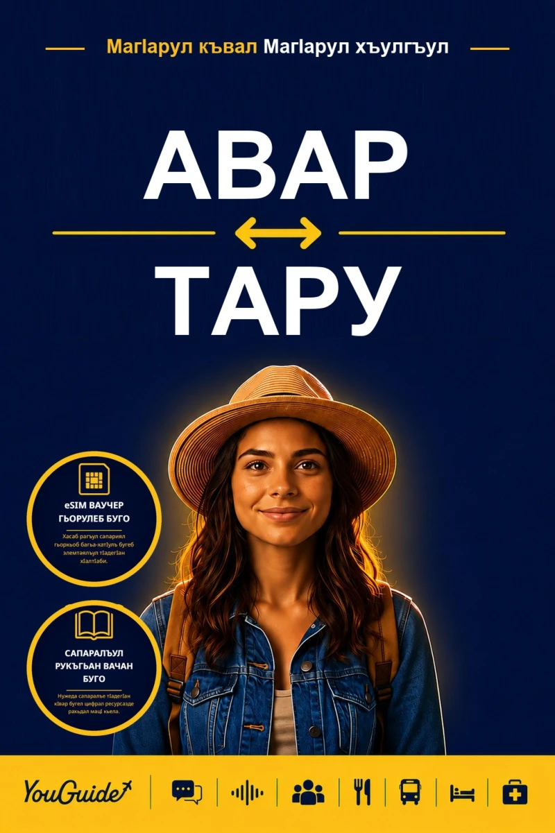 Portada: The Language Guide for Travelers - Avar to Tharu