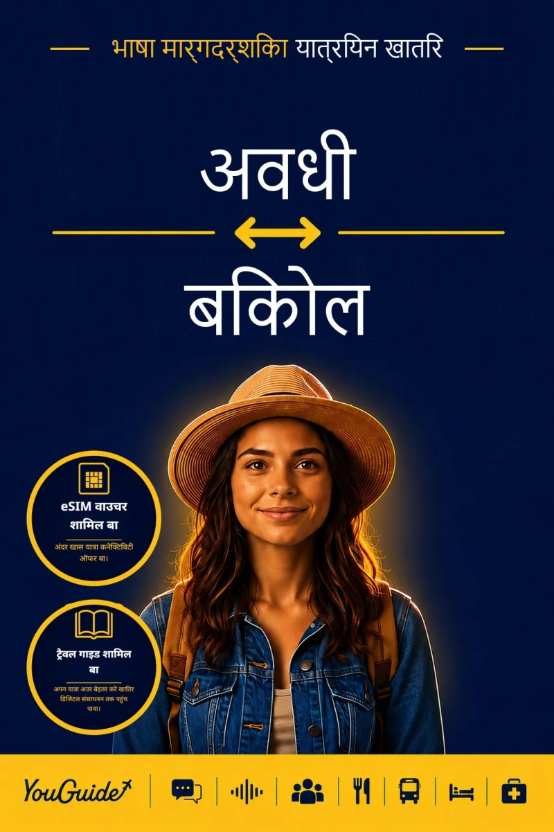 Portada: The Language Guide for Travelers - Awadhi to Bikol