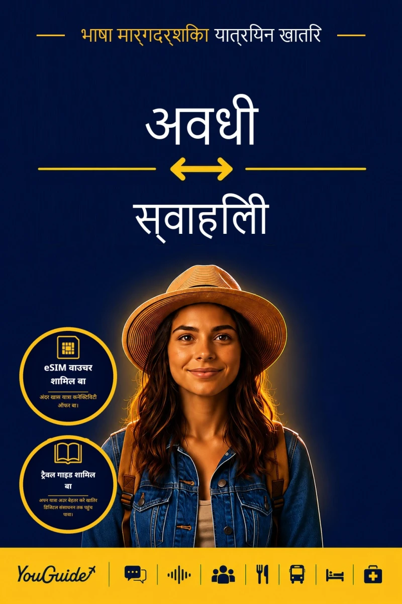 Portada: The Language Guide for Travelers - Awadhi to Swahili