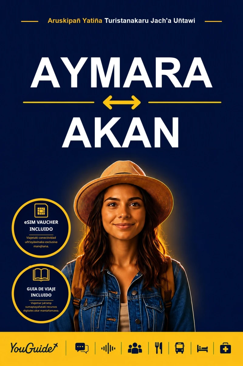 Portada: The Language Guide for Travelers - Aymara to Akan