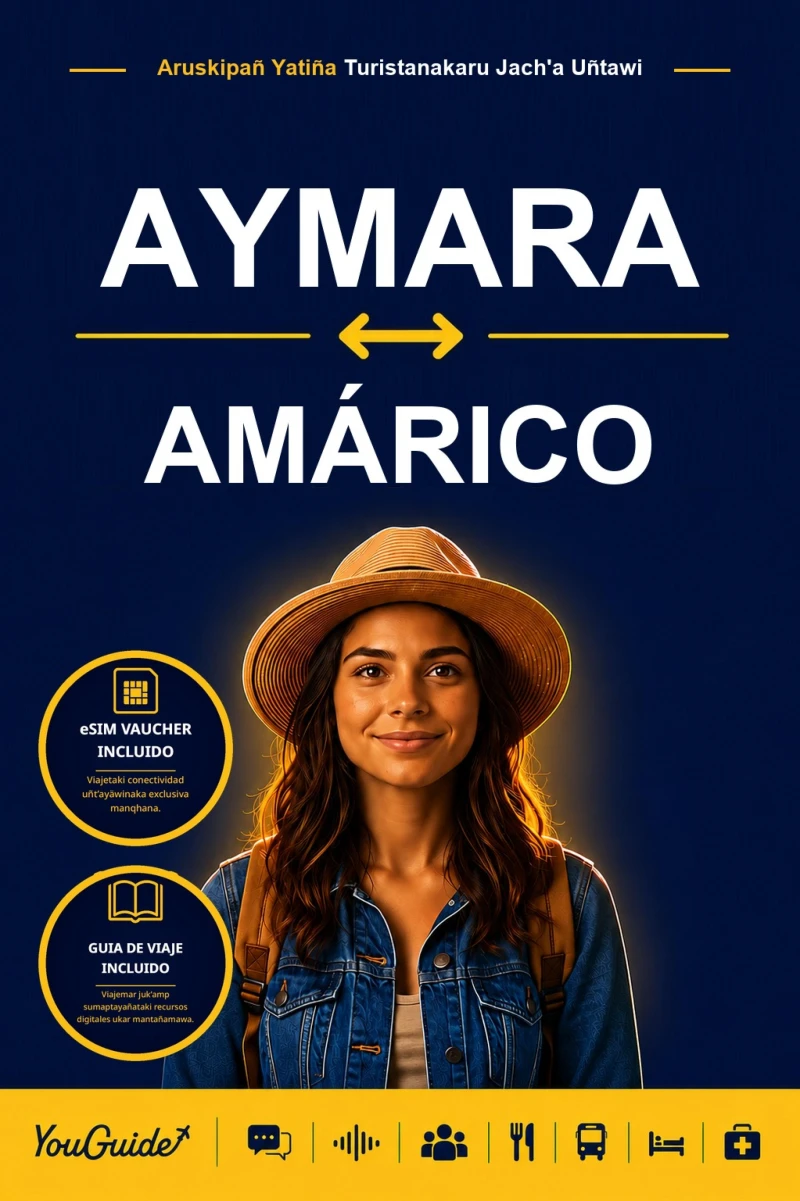 Portada: The Language Guide for Travelers - Aymara to Amharic