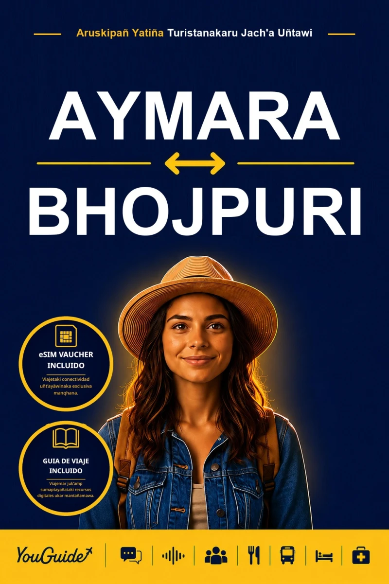 Portada: The Language Guide for Travelers - Aymara to Bhojpuri
