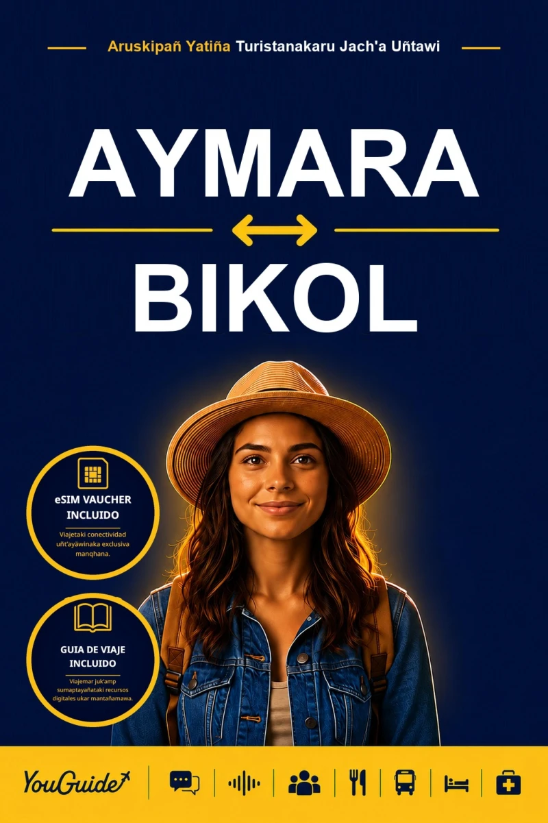 Portada: The Language Guide for Travelers - Aymara to Bikol