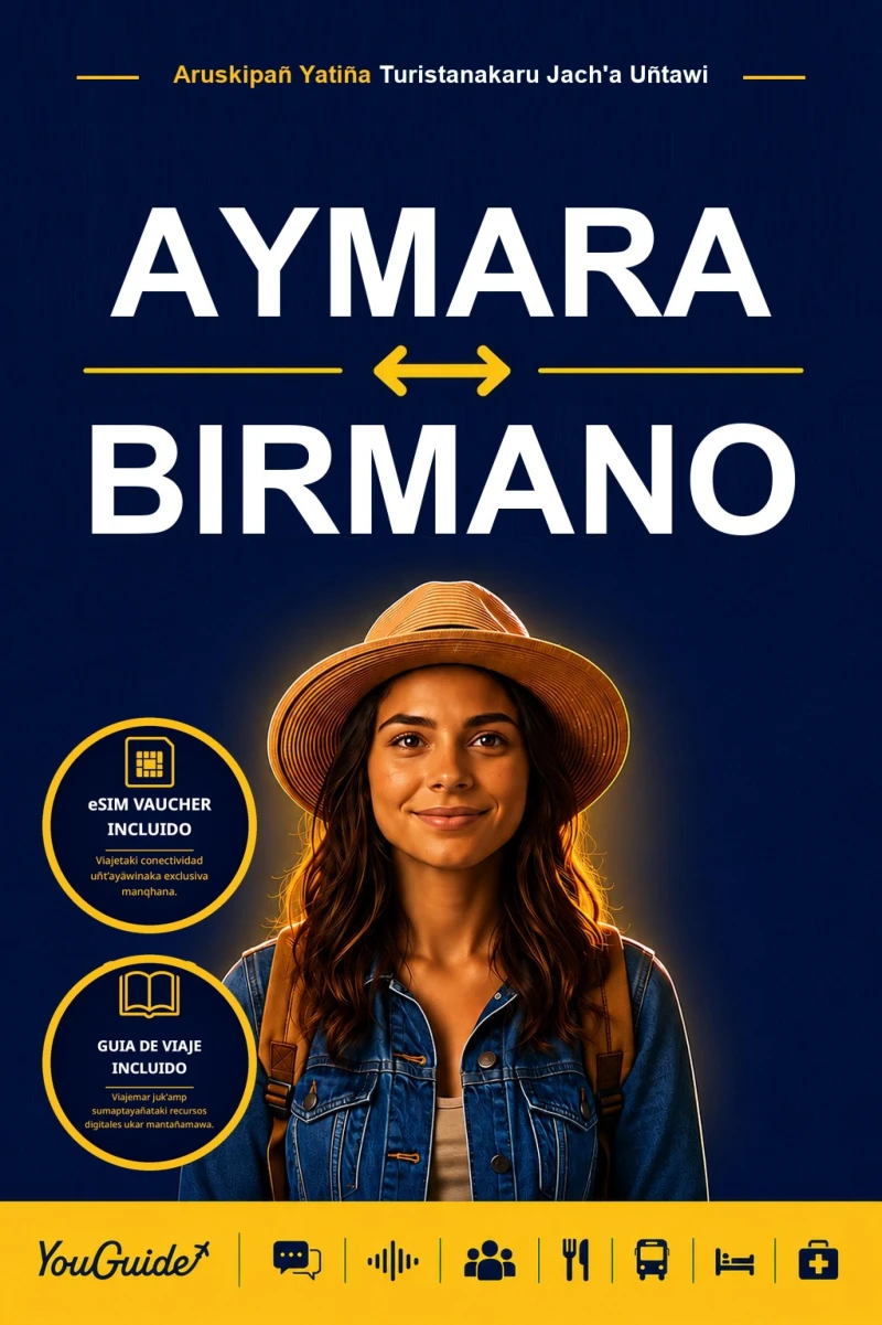 Portada: The Language Guide for Travelers - Aymara to Burmese