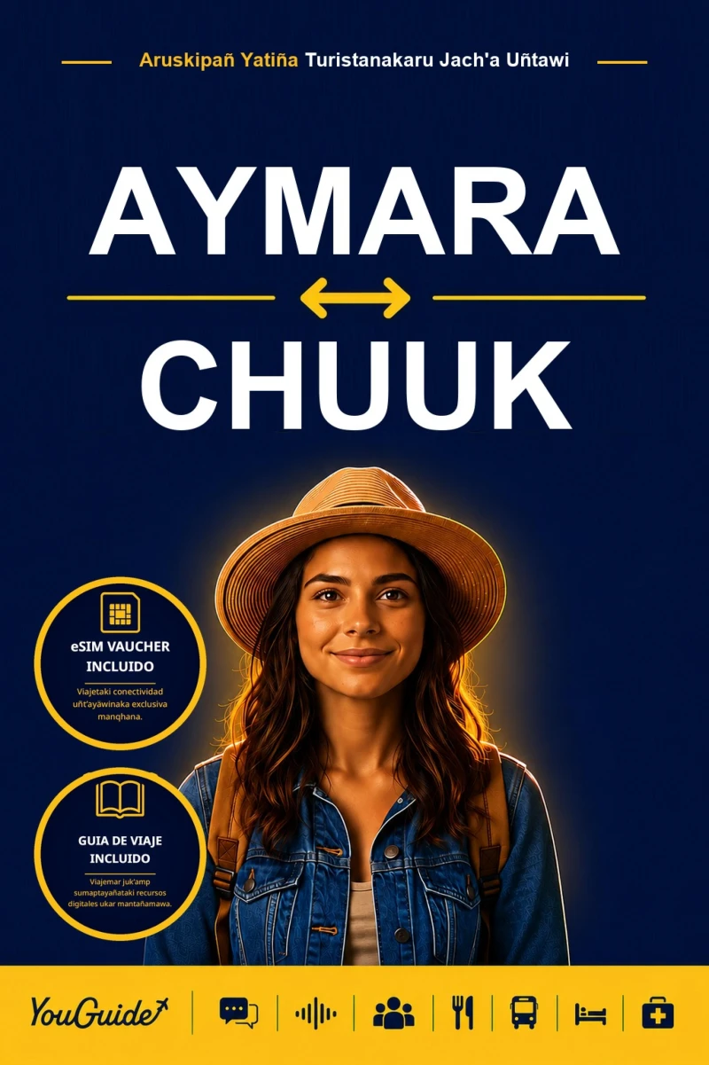 Portada: The Language Guide for Travelers - Aymara to Chuukese