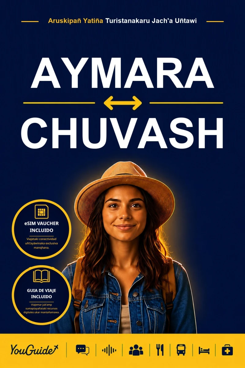 Portada: The Language Guide for Travelers - Aymara to Chuvash