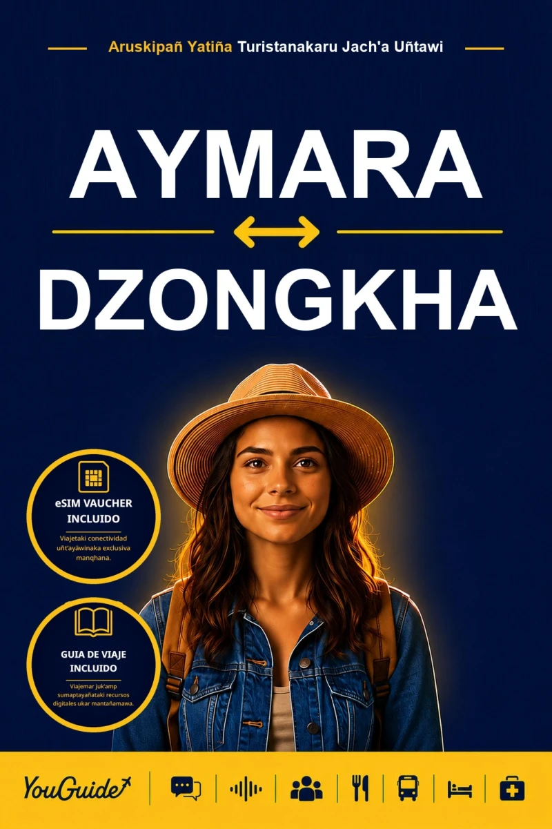 Portada: The Language Guide for Travelers - Aymara to Dzongkha