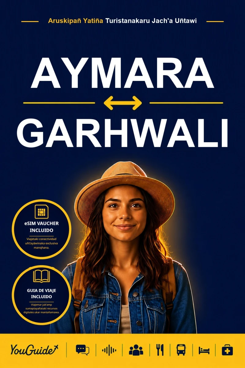 Portada: The Language Guide for Travelers - Aymara to Garhwali