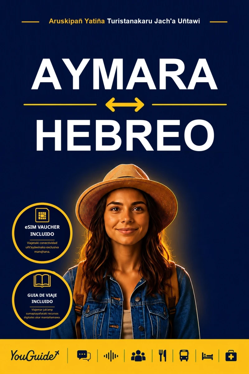 Portada: The Language Guide for Travelers - Aymara to Hebrew