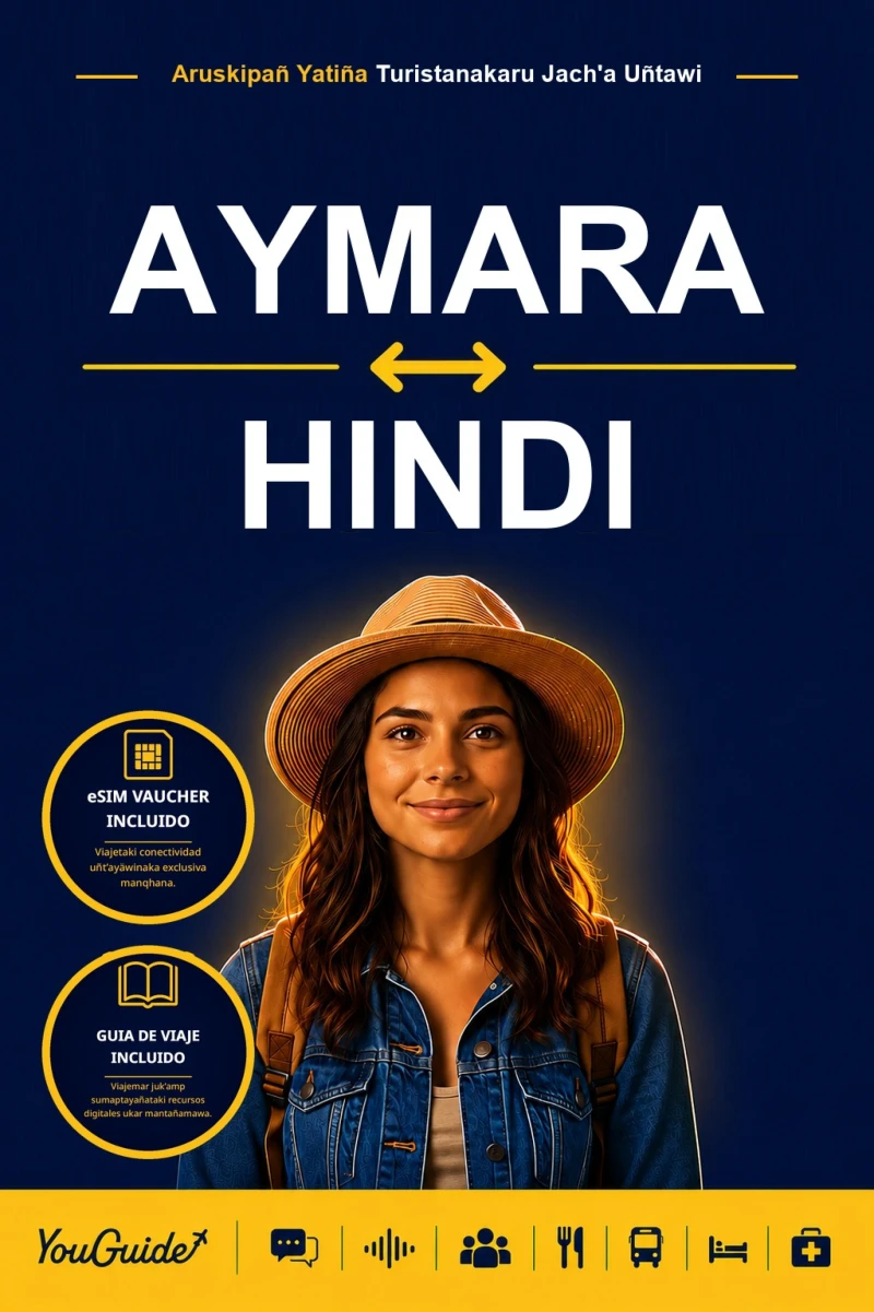 Portada: The Language Guide for Travelers - Aymara to Hindi