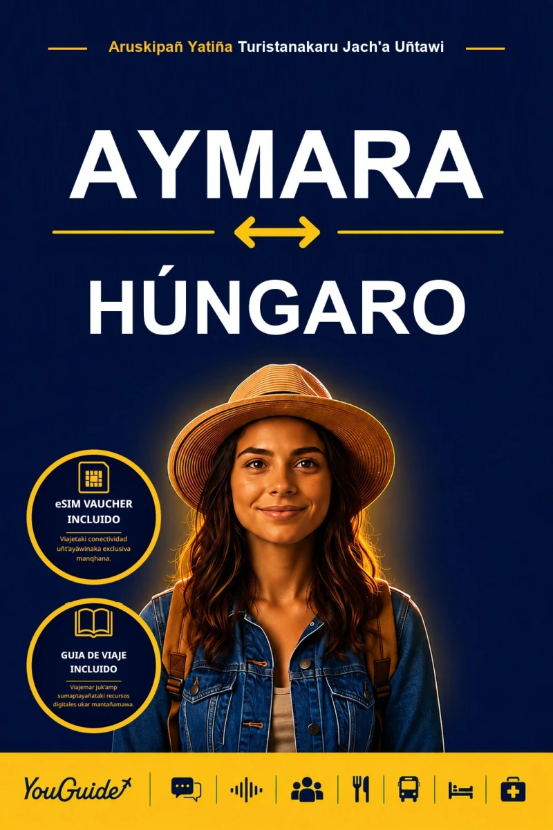 Portada: The Language Guide for Travelers - Aymara to Hungarian