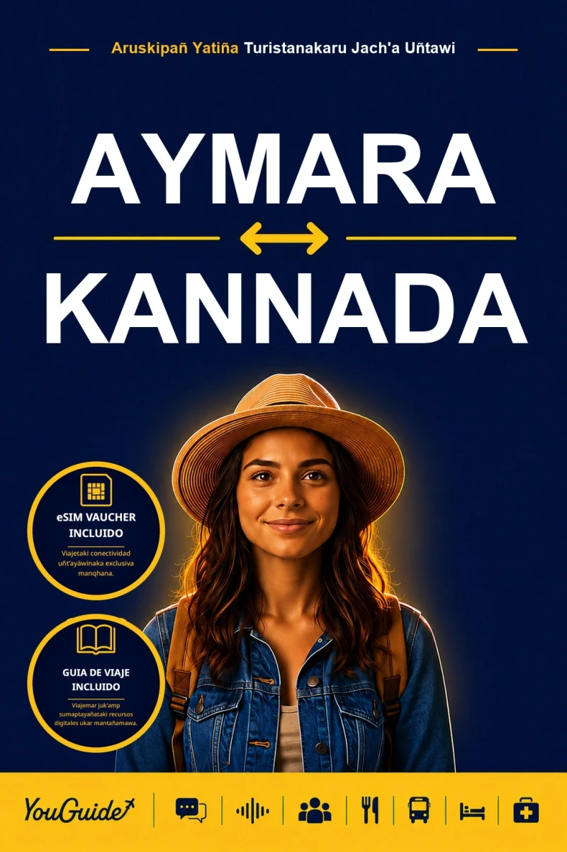 Portada: The Language Guide for Travelers - Aymara to Kannada