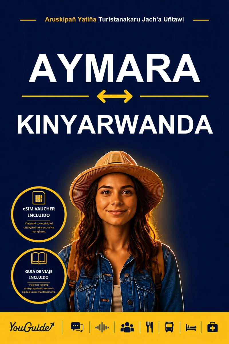 Portada: The Language Guide for Travelers - Aymara to Kinyarwanda