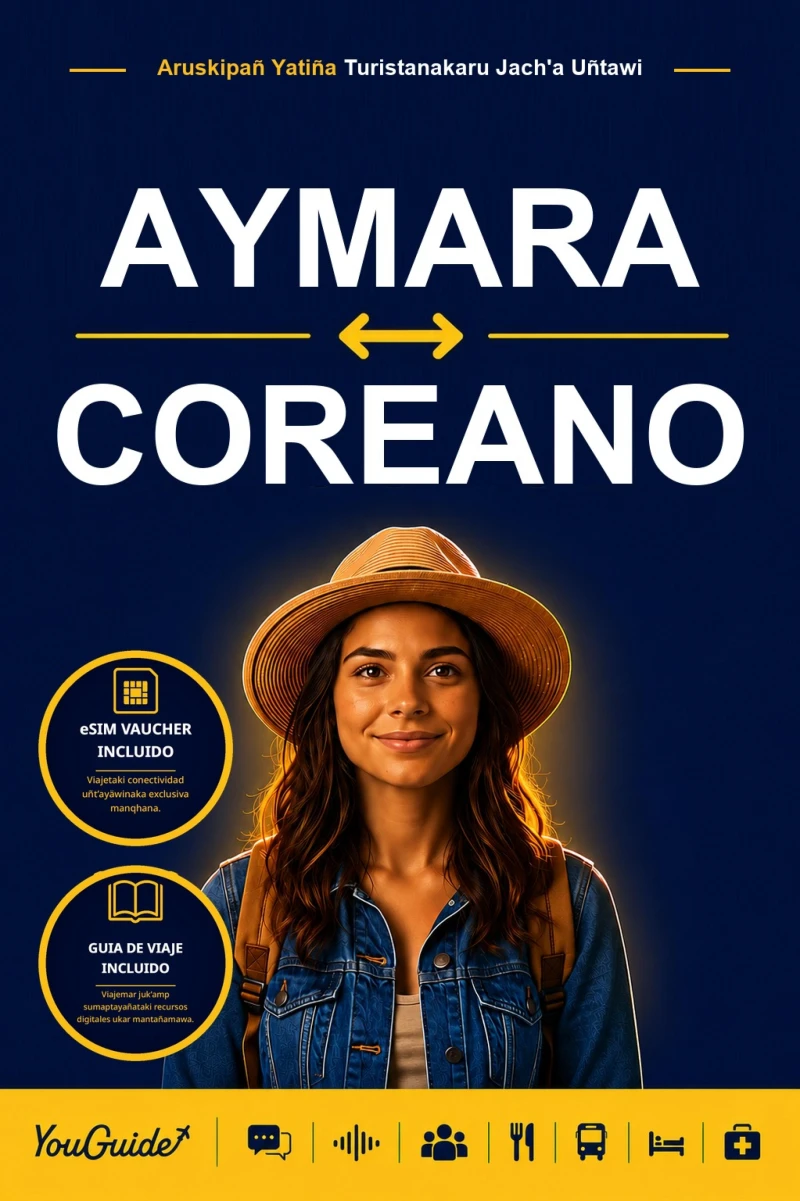 Portada: The Language Guide for Travelers - Aymara to Korean