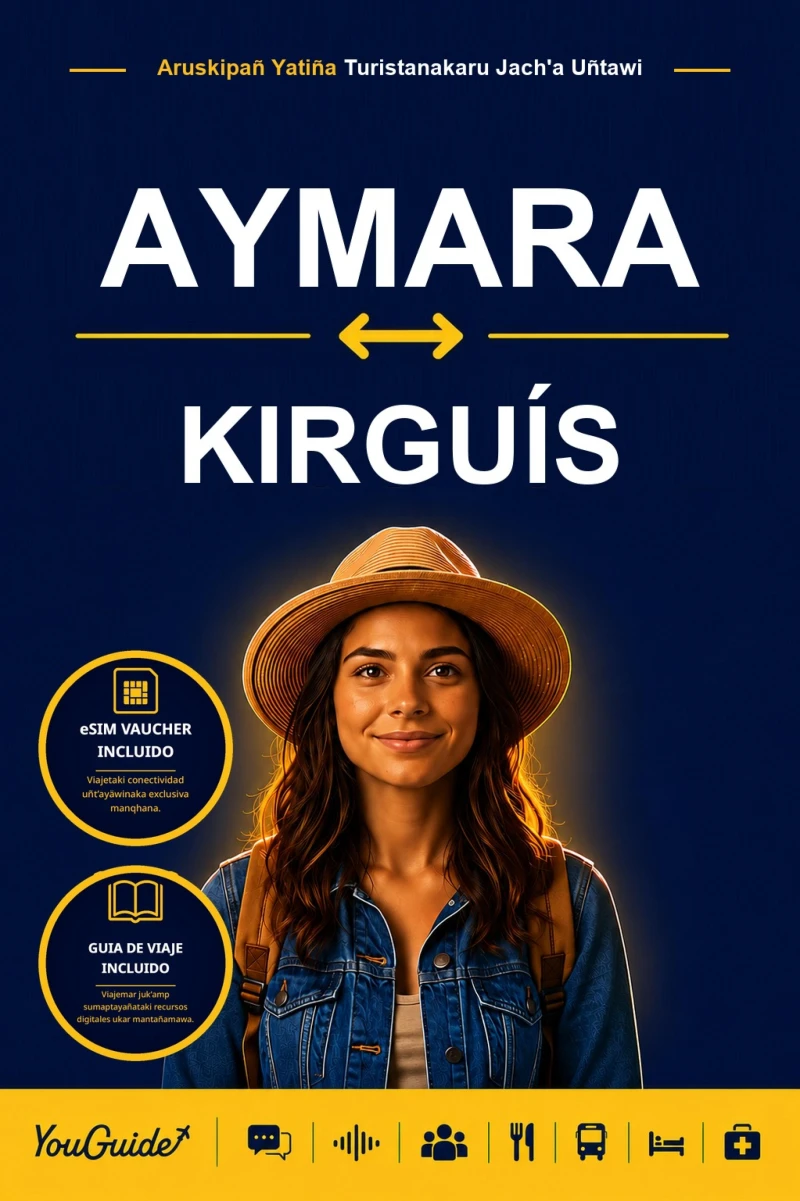 Portada: The Language Guide for Travelers - Aymara to Kyrgyz