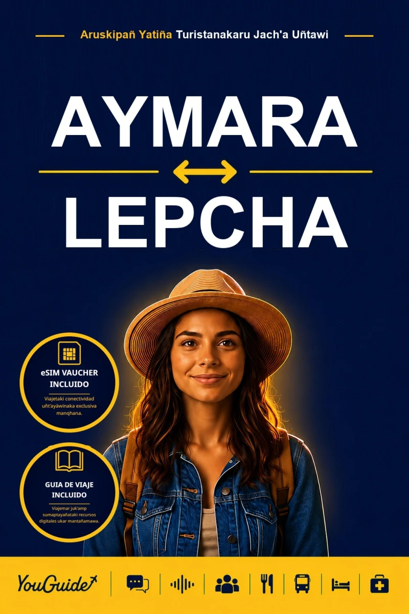 Portada: The Language Guide for Travelers - Aymara to Lepcha