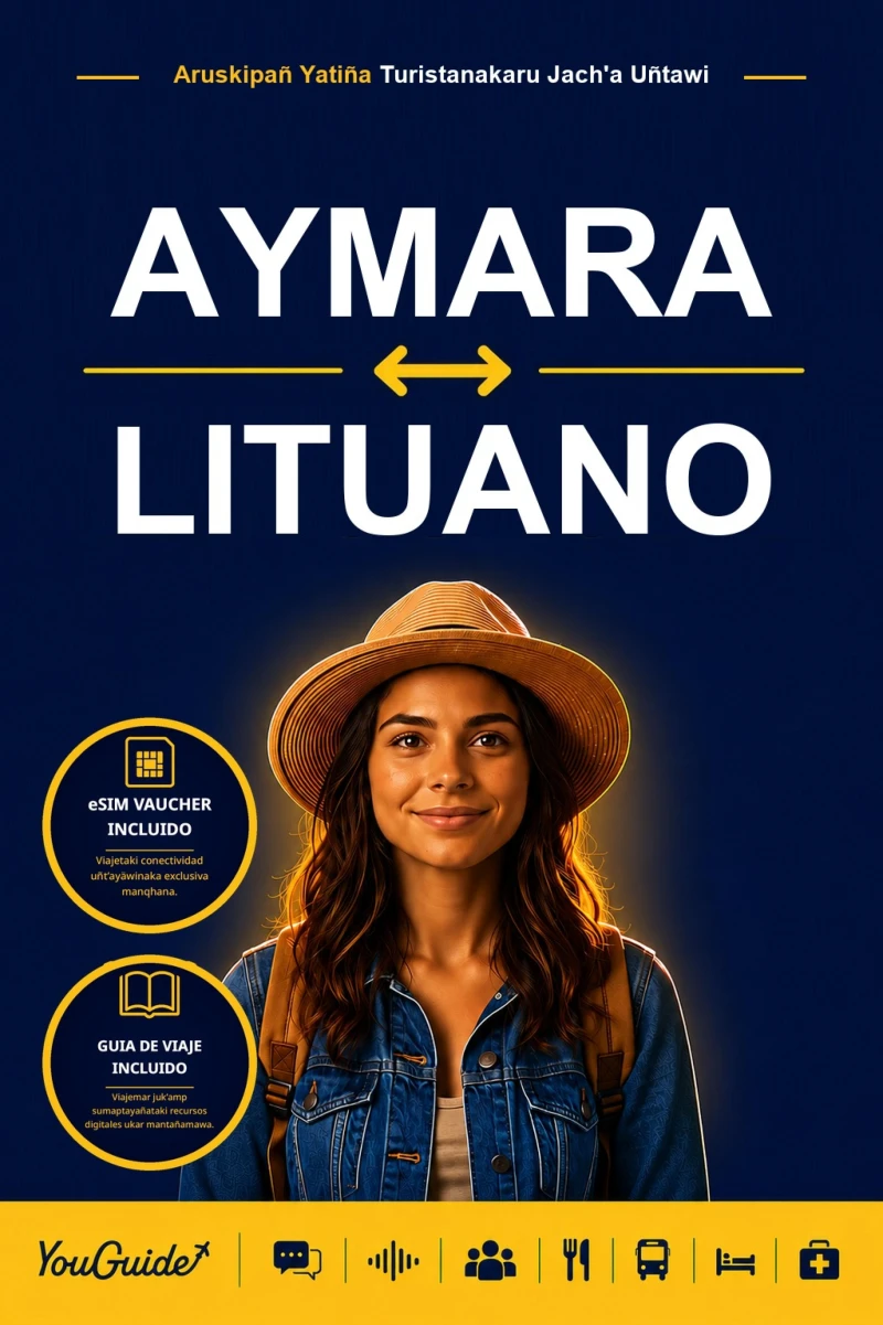 Portada: The Language Guide for Travelers - Aymara to Lithuanian