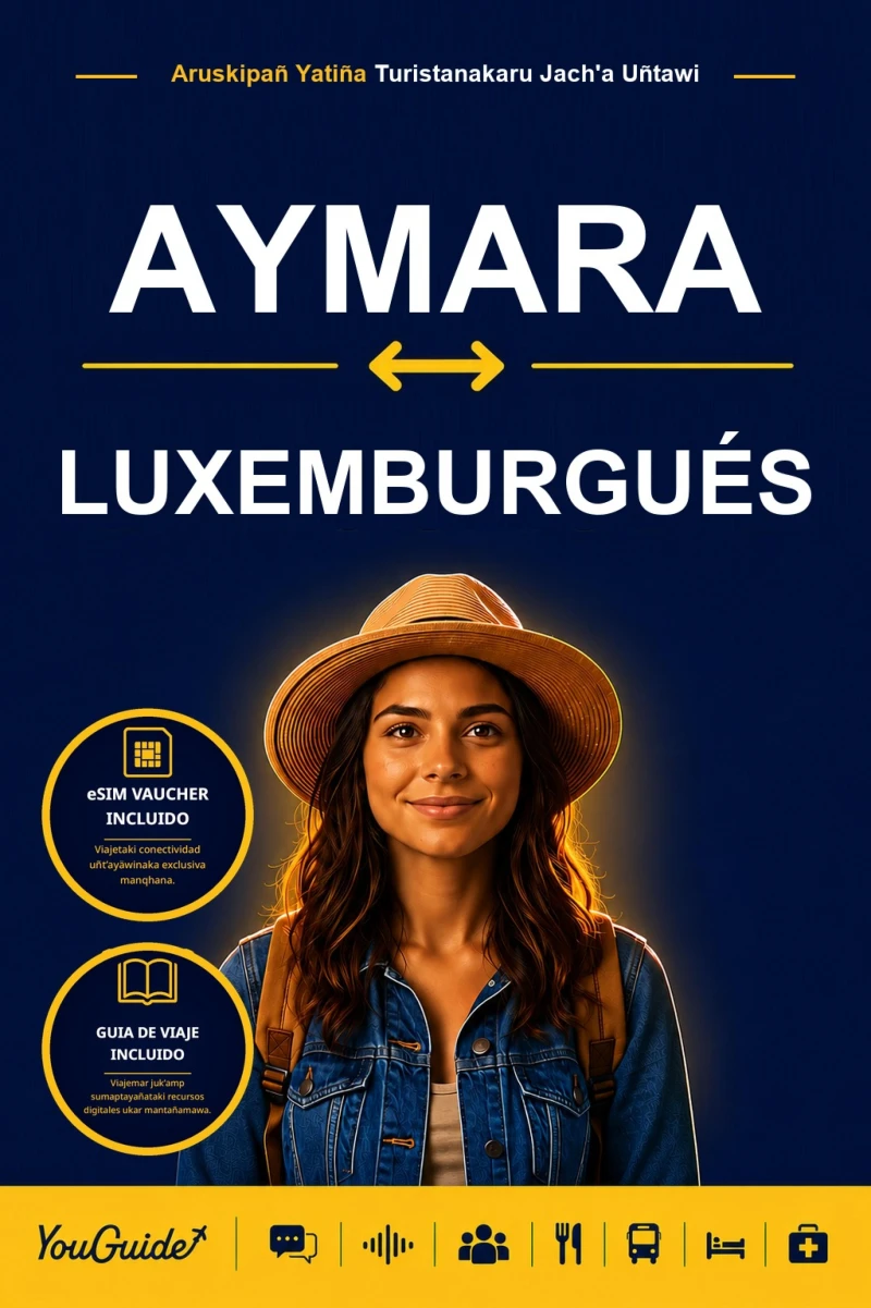 Portada: The Language Guide for Travelers - Aymara to Luxembourgish