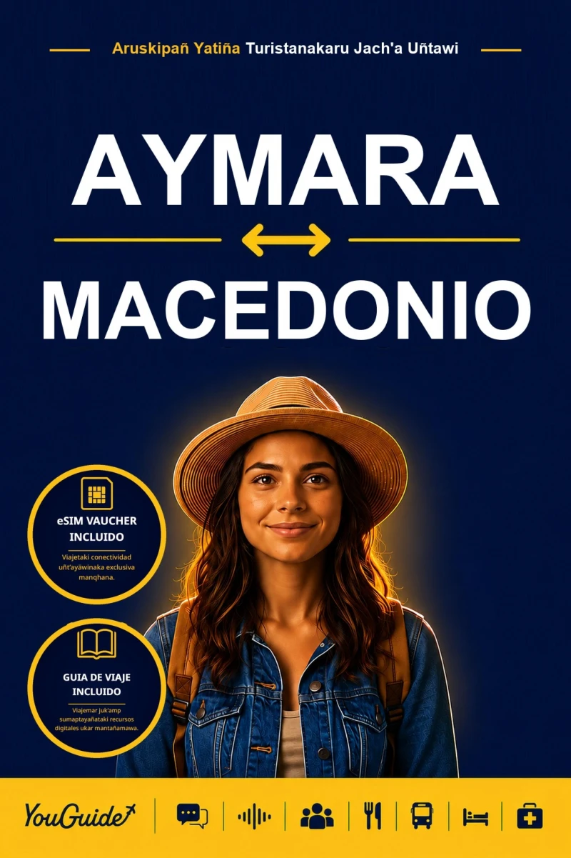 Portada: The Language Guide for Travelers - Aymara to Macedonian