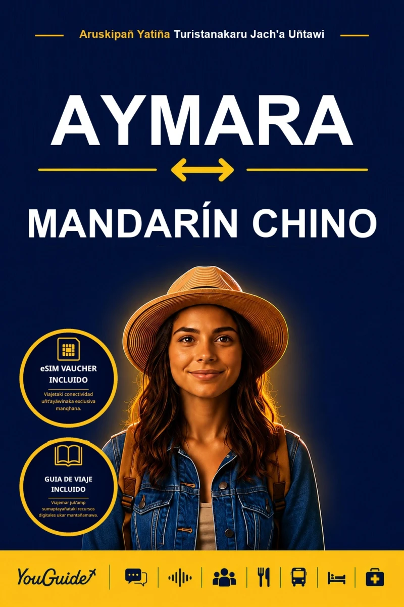 Portada: The Language Guide for Travelers - Aymara to Mandarin Chinese