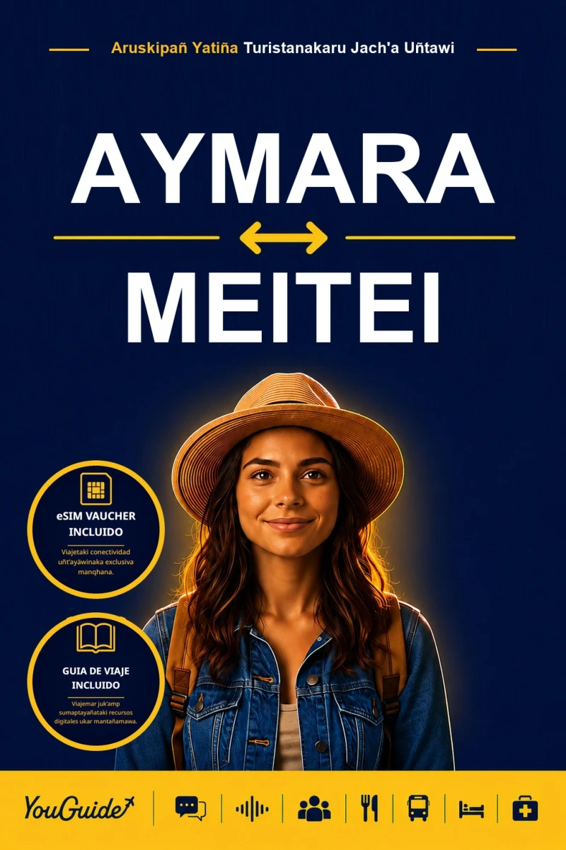 Portada: The Language Guide for Travelers - Aymara to Meitei