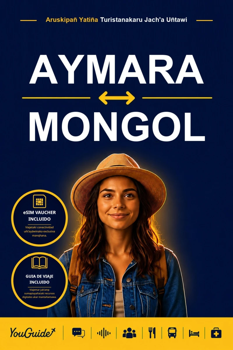 Portada: The Language Guide for Travelers - Aymara to Mongolian