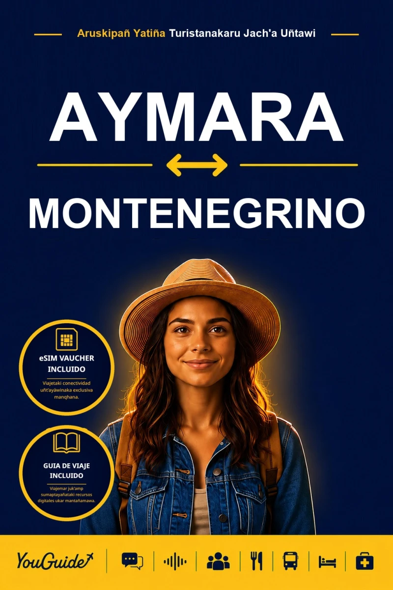 Portada: The Language Guide for Travelers - Aymara to Montenegrin