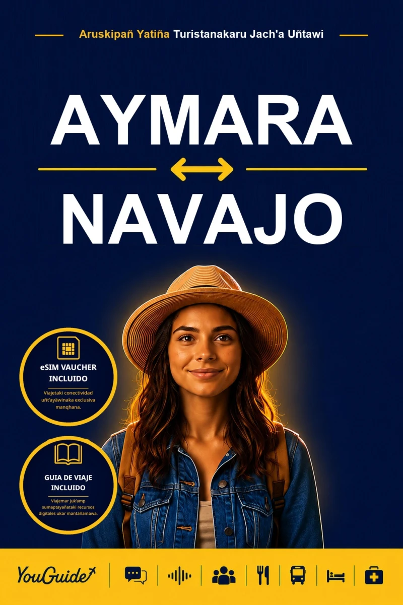 Portada: The Language Guide for Travelers - Aymara to Navajo