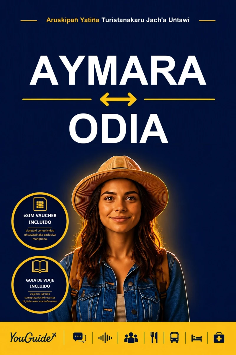 Portada: The Language Guide for Travelers - Aymara to Odia