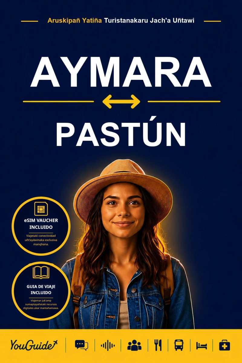 Portada: The Language Guide for Travelers - Aymara to Pashto