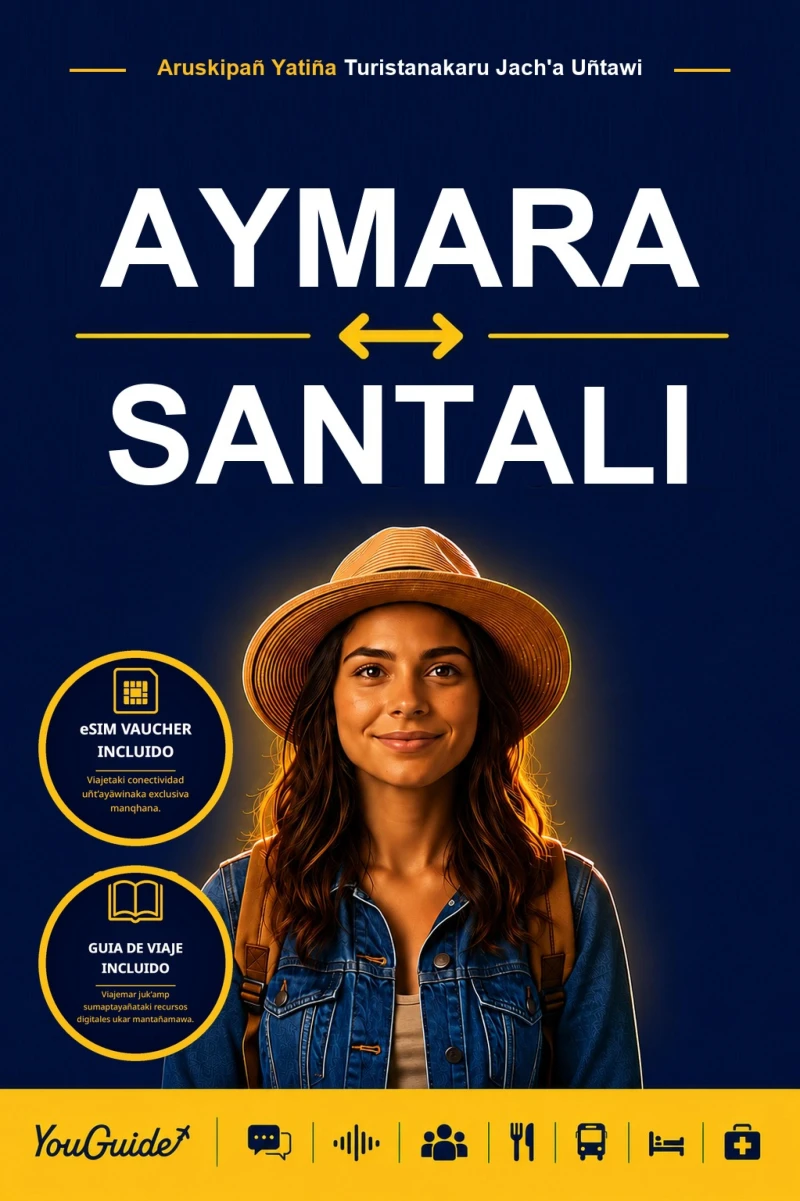 Portada: The Language Guide for Travelers - Aymara to Santali