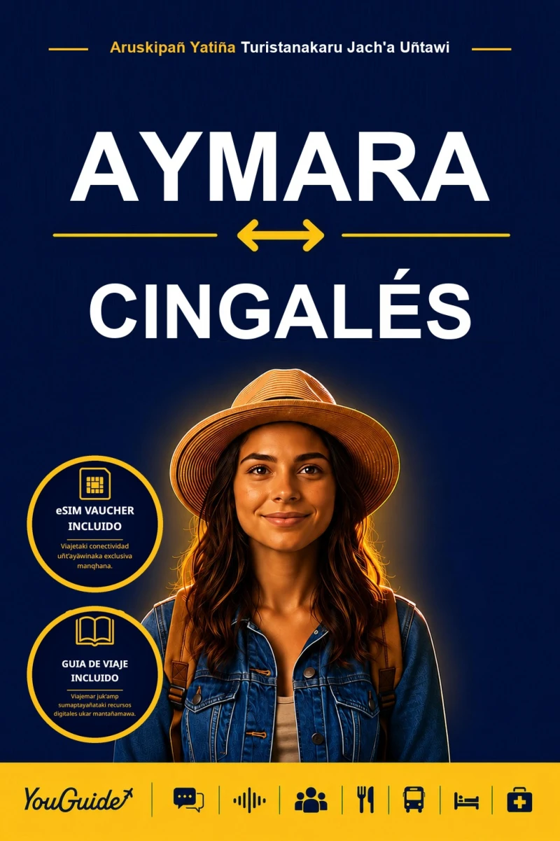 Portada: The Language Guide for Travelers - Aymara to Sinhala
