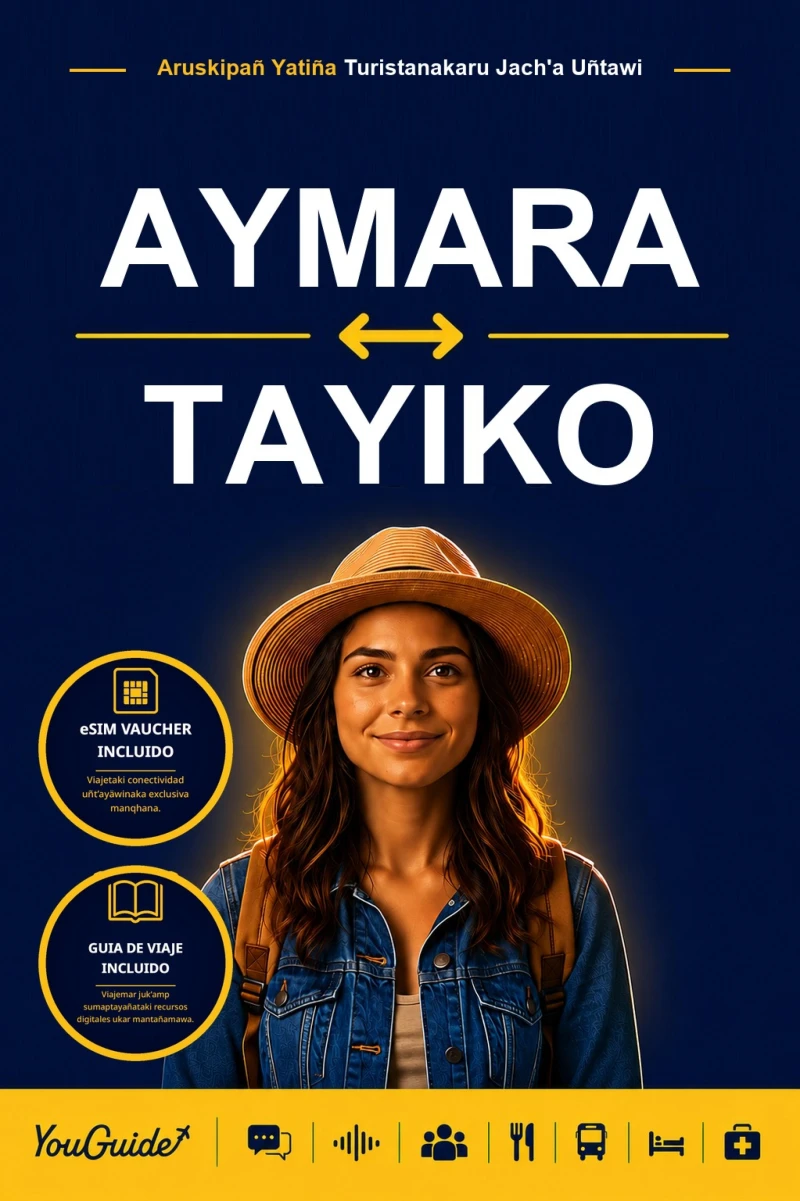 Portada: The Language Guide for Travelers - Aymara to Tajik