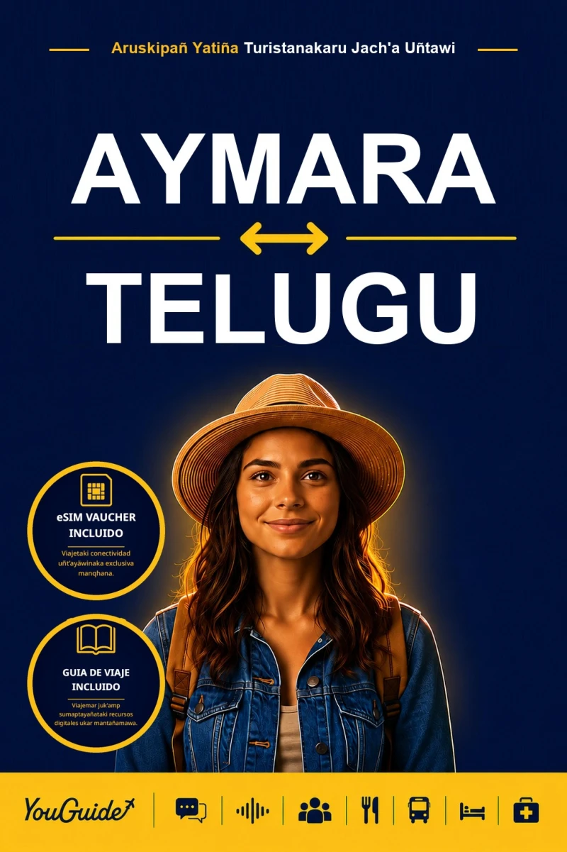 Portada: The Language Guide for Travelers - Aymara to Telugu